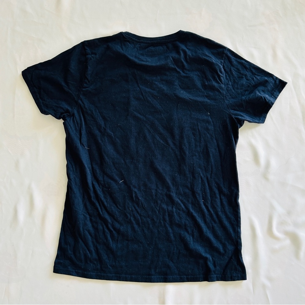 Unisex Large Marvel Avengers Graphic Tshirt Navy Blue Hulk Captain America - Picture 4 of 4